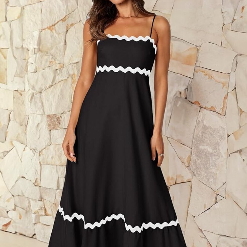 THIS WEEK ONLY 🌴 Women's Spaghetti Strap Flowy Midi Sundress - Size Medium